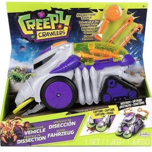 Creepy Crawlers Dissection Vehicle🚗Playset W 3 Double Ended Dissecting Tools🛠️